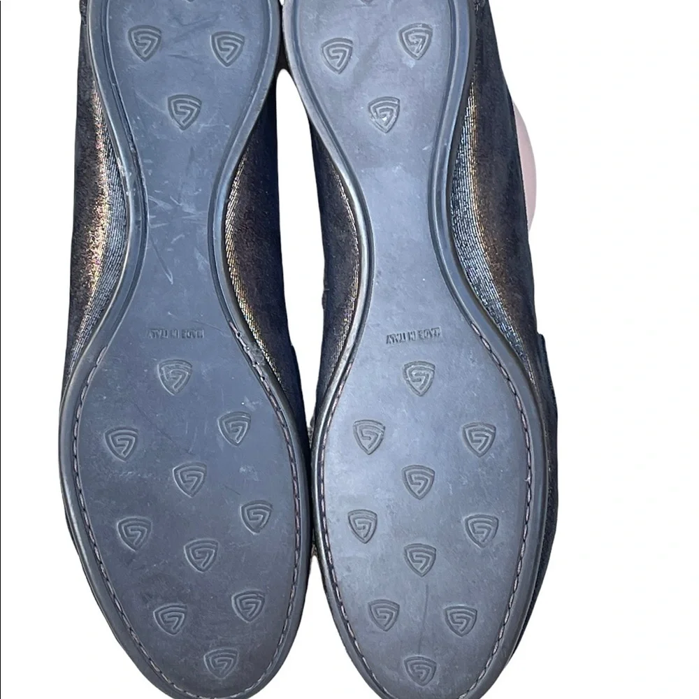 AGL Attilio Giusti Leombruni Jenah Grey Leather‎ driving Loafers size 36(6) USA